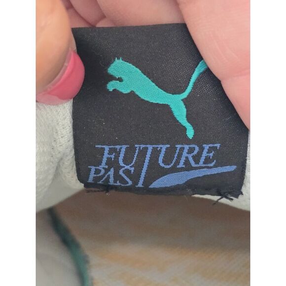 PUMA Rider FV Future Vintage Sneakers Yellow Green Pink Men’s 9.5 Retro Vibes - Picture 7 of 8